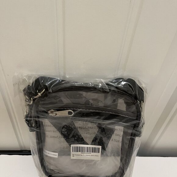 Womens Clear Crossbody Bag Stadium Sports Concert Purse 7X6" Adjustable Strap - Picture 3 of 6